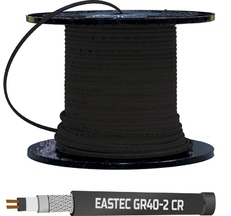 EASTEC GR 40-2 CR, M=40W, 200м/рул., греющий кабель с УФ защитой